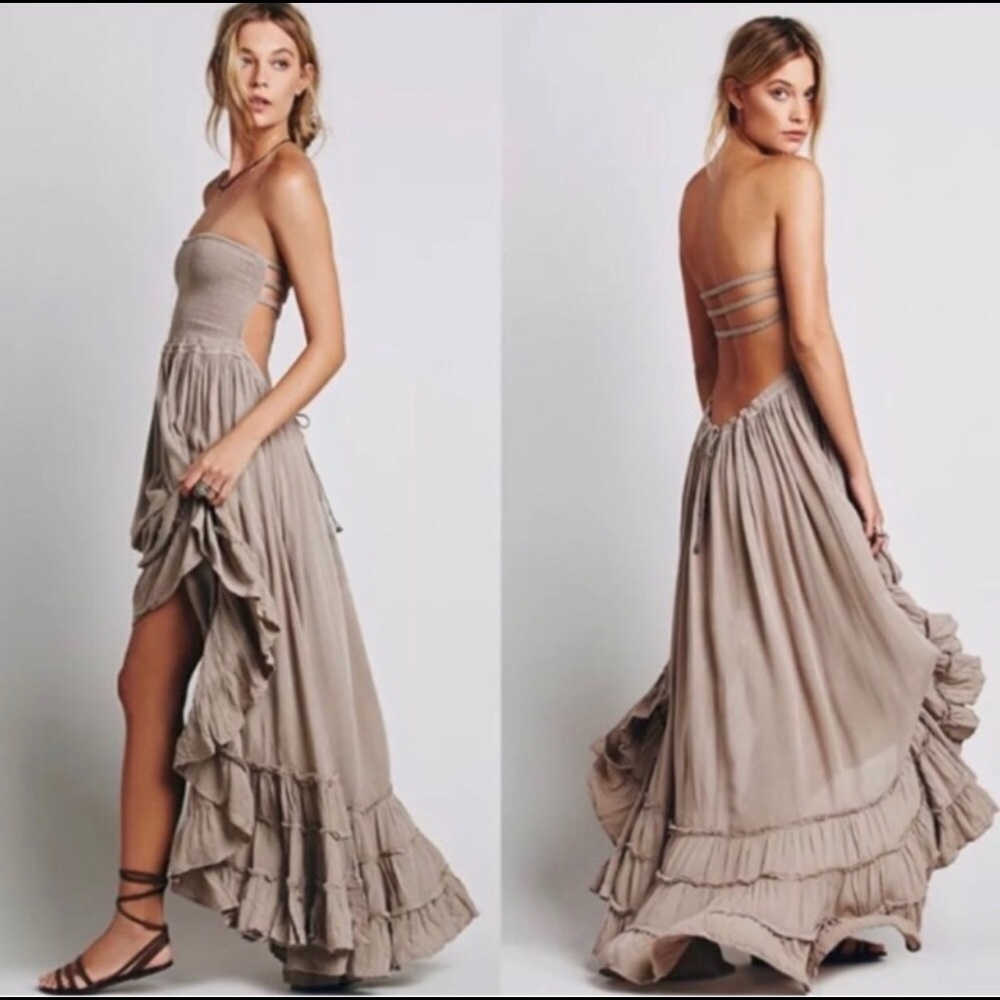 Free People boho maxi dress